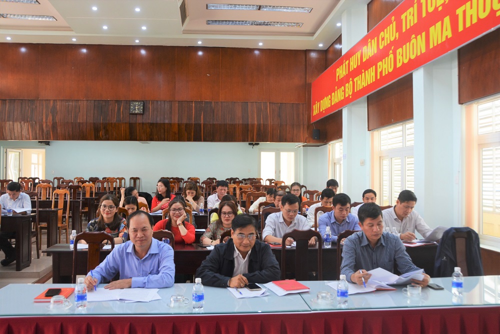 Cơ quan Thành uỷ Buôn Ma Thuột: Hội nghị tổng kết công tác Đảng, cơ quan, công đoàn năm 2022